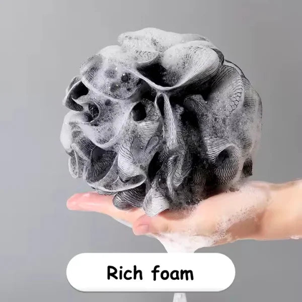 (1 pcs)Soft Mesh Bath Sponge – Exfoliating Body Scrubber Random color - Extra Soft Body Loofah Bath Sponge – Gentle Exfoliating Shower Pouf for Radiant, Smooth Skin – Mesh Shower Scrubber for Men &amp; Women - Random Color