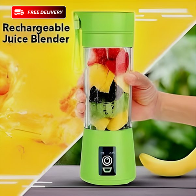 Portable Mini 6 Blade Juicer Blender | Outdoor Juicing Cup (380ml) – Rechargeable [random]