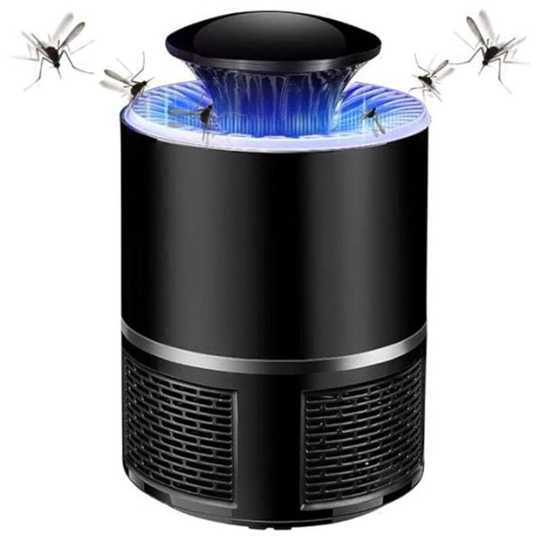 Mosquito Trap with Killer Lamp | Eco Friendly Chemical Free USB Connected UV LED Light Fly Bug Di-Speller with Suction Fan Repellent Lamp (Random color)
