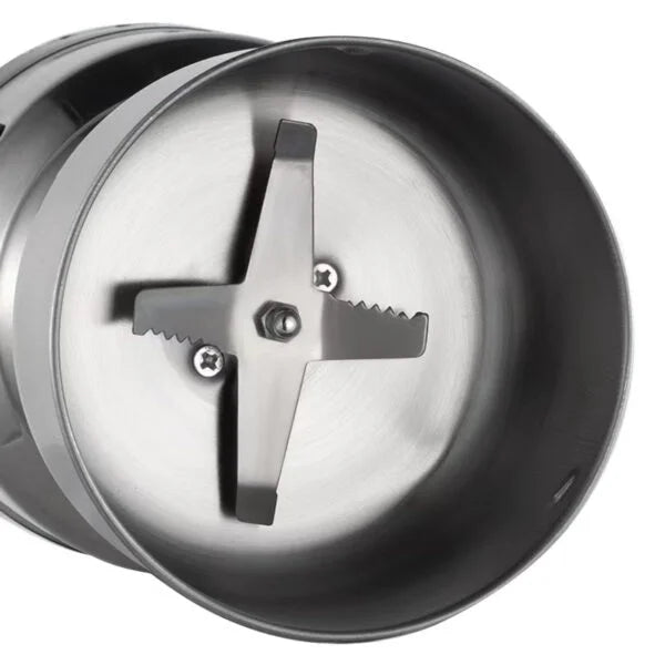 RAF Electric Coffee & Spice Grinder – Stainless Steel Bowl, 100g Capacity, Push Button Control