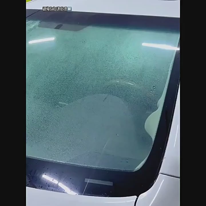 Hydrophobic Glass Coating Cleaner with Brush – Oil Film Remover for Car & Home