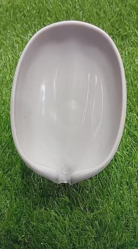 Ceramic Soap Dish with Drain – Elevated Bathroom Sink Holder for Bar Soaps