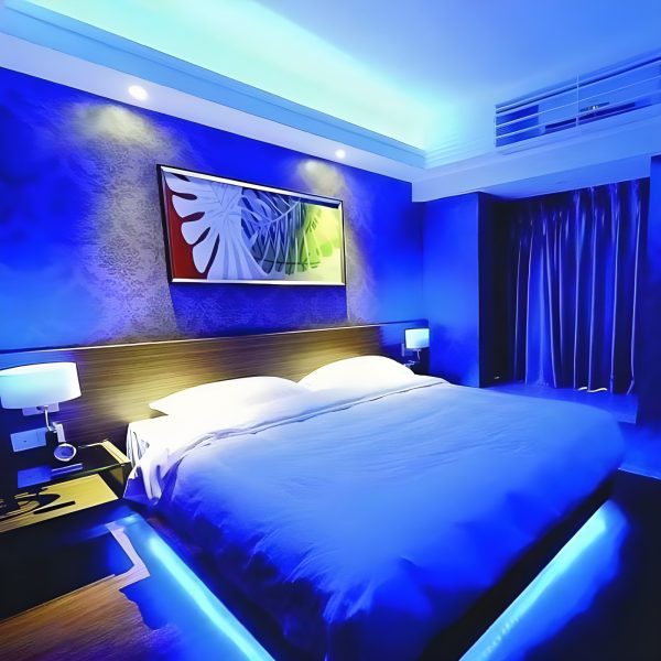 Remote-Control RGB LED Light Strip with Adapter – 16 Color Modes & Easy Setup