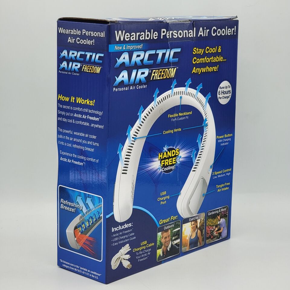 Neck Fan Personal Air Cooler 3 Speed Hand Free Neck Fan(random color )