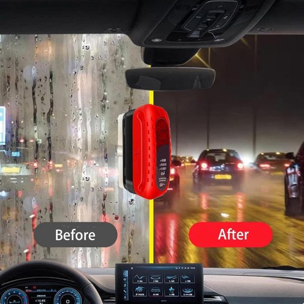 Hydrophobic Glass Coating Cleaner with Brush – Oil Film Remover for Car & Home