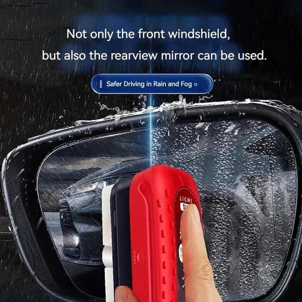 Hydrophobic Glass Coating Cleaner with Brush – Oil Film Remover for Car & Home